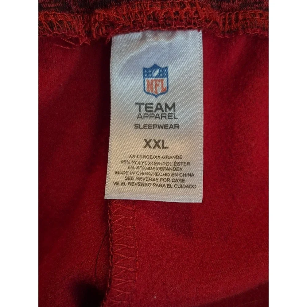 NFL Sleepwear Apparel Kansas City Chiefs Red Heather Sweatpants Size XXL - Picture 5 of 6